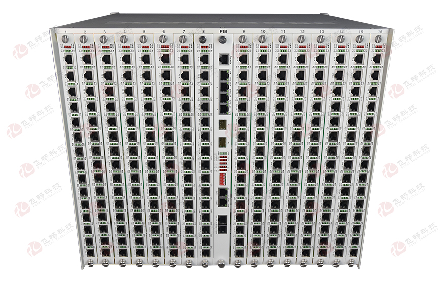 飛暢科技-960路電話光端機(jī)（8U 19英寸，SFP 1+1光備份）